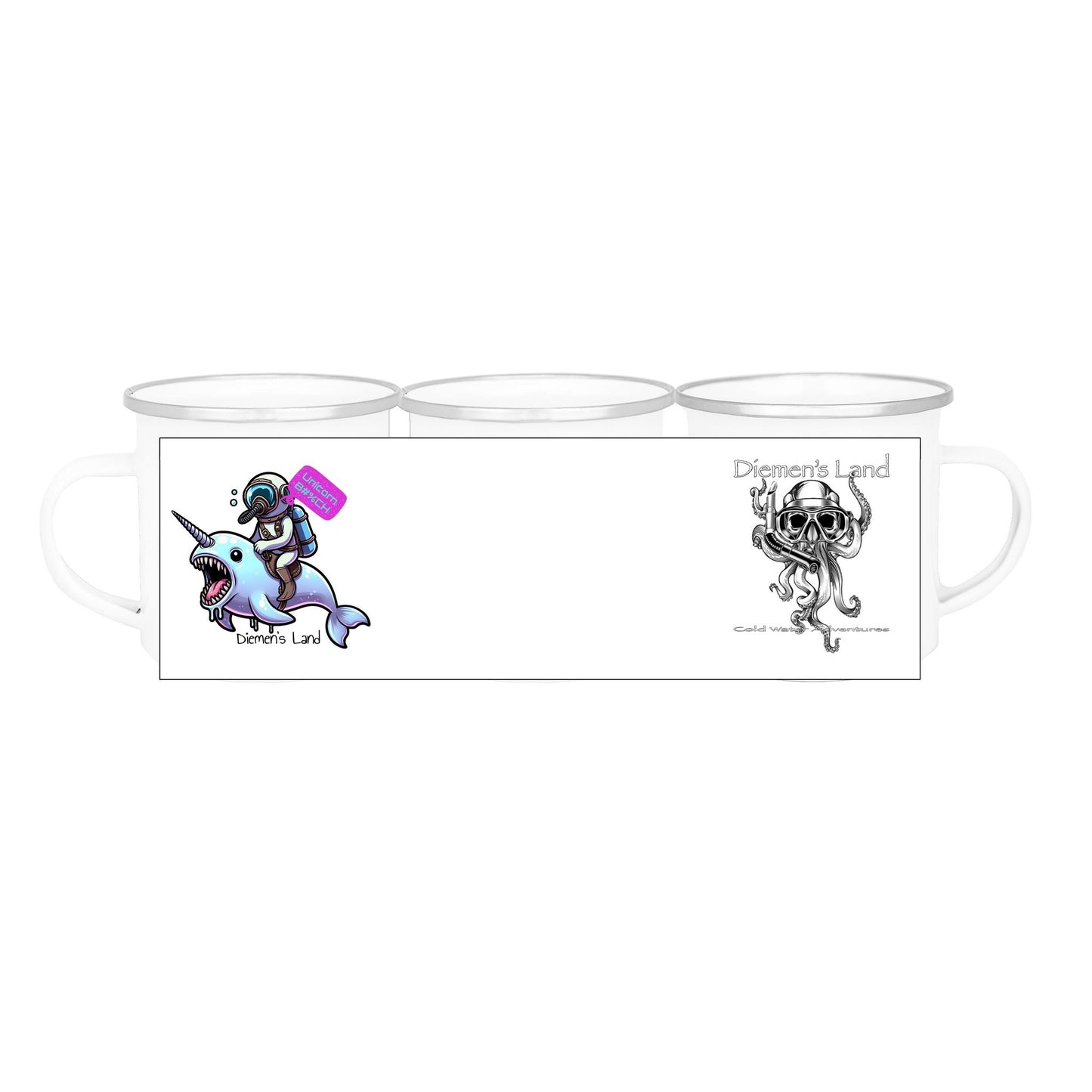 DIEMEN'S LAND - OCEAN UNICORN - Enamel Mug