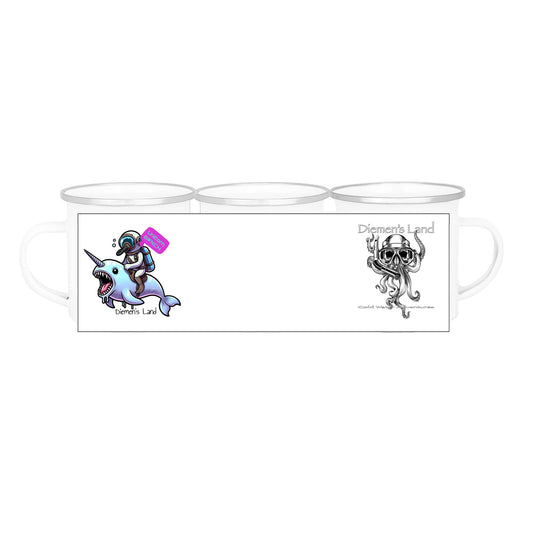 DIEMEN'S LAND - OCEAN UNICORN - Enamel Mug