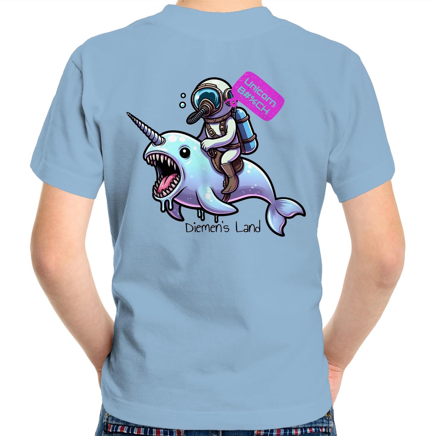 DIEMEN'S LAND - OCEAN UNICORN - Kids Youth T-Shirt