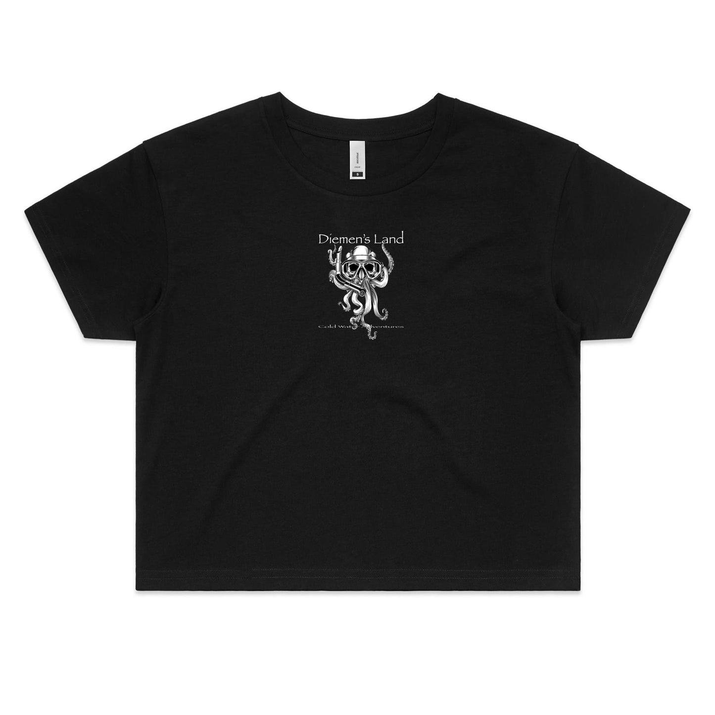 DIEMEN'S LAND - OCEAN UNICORN - Women's Crop Tee