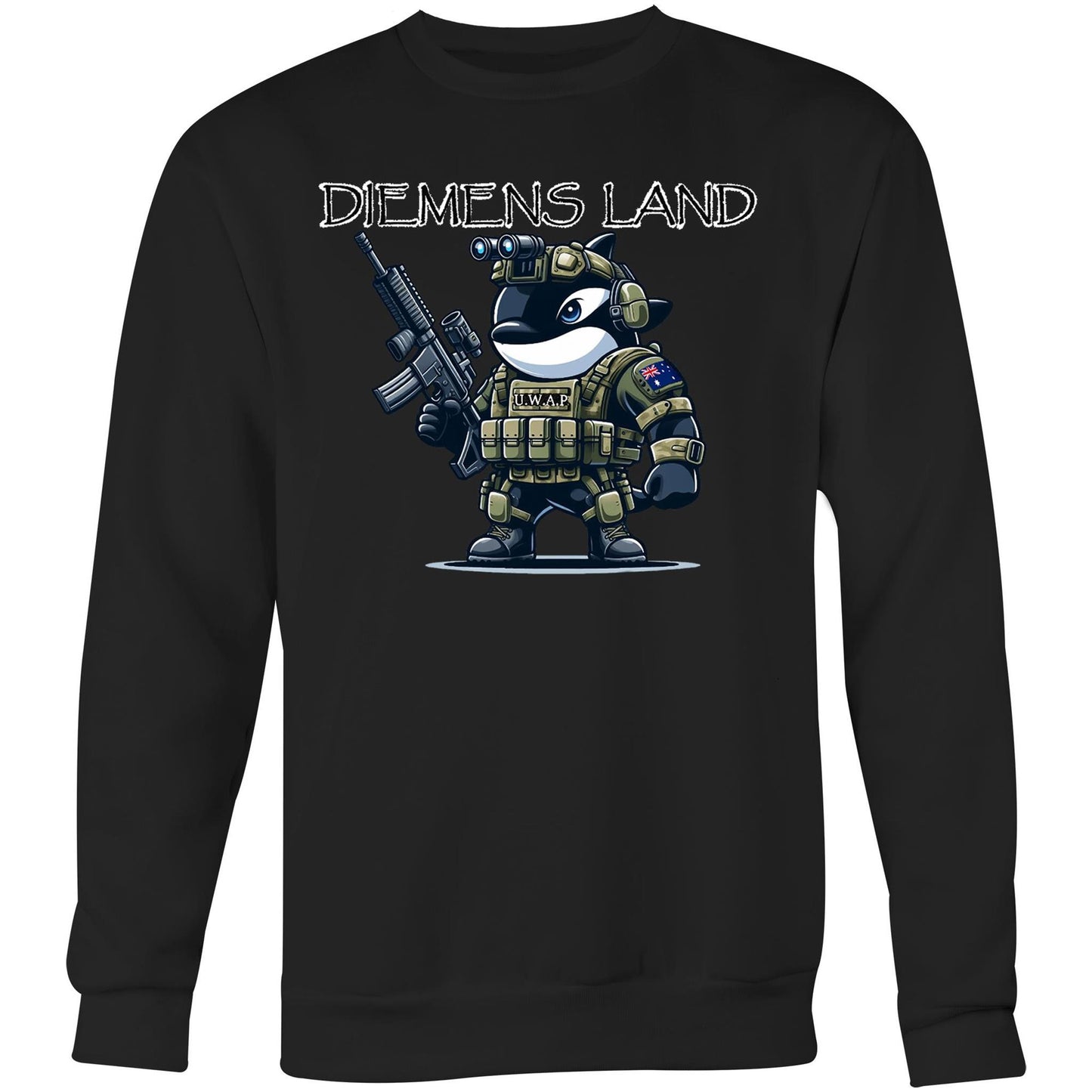Under Water Attack Panda. - Crew Sweatshirt