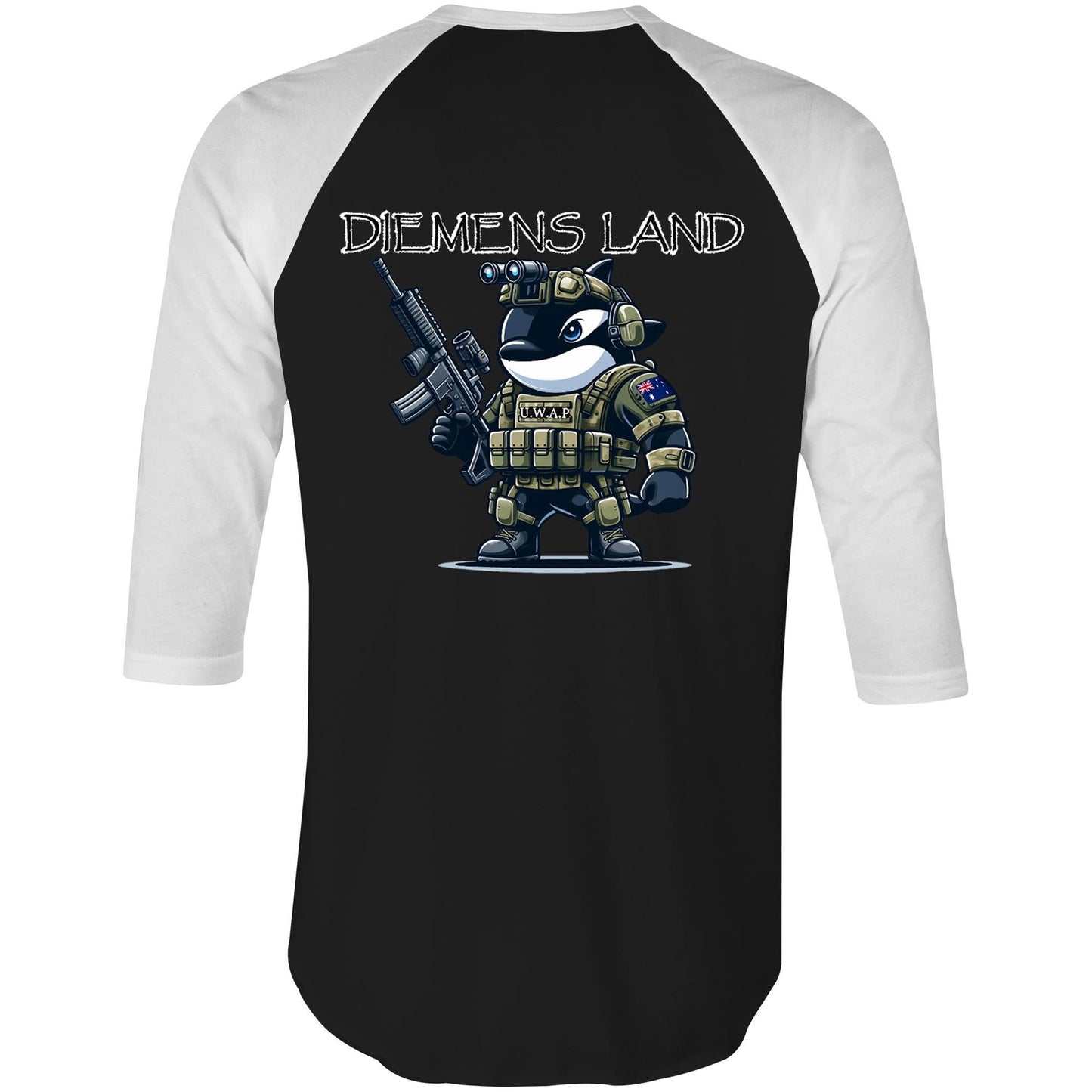 U.W.A.P. Raglan - 3/4 Sleeve T-Shirt