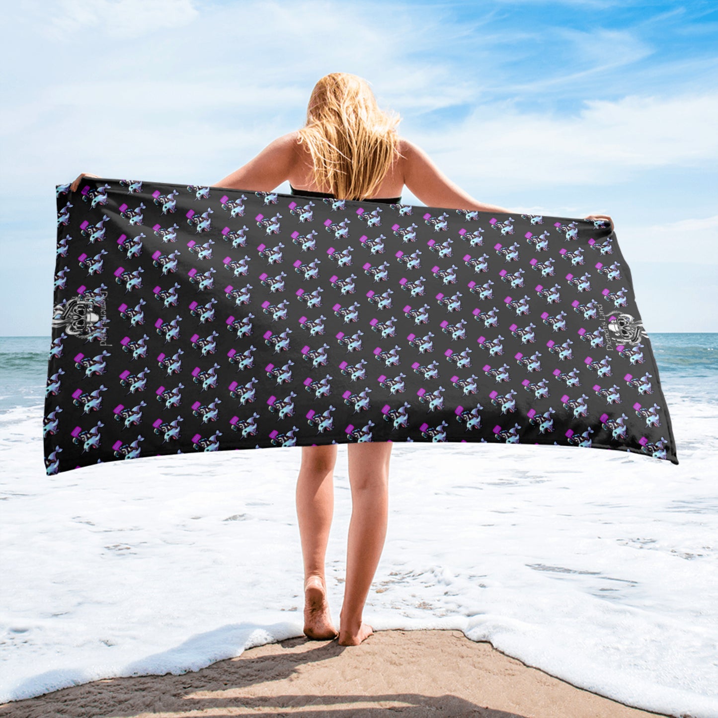 OCEAN UNICORN Beach Towel