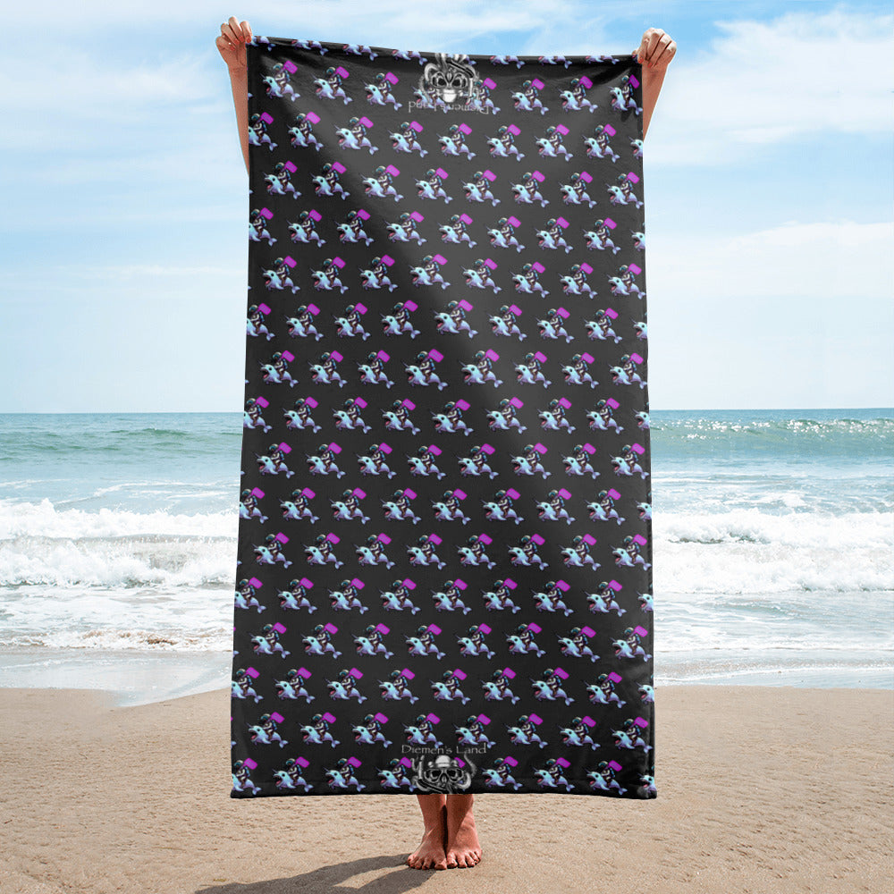 OCEAN UNICORN Beach Towel