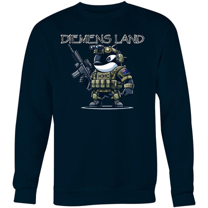 Under Water Attack Panda.  - Crew Sweatshirt