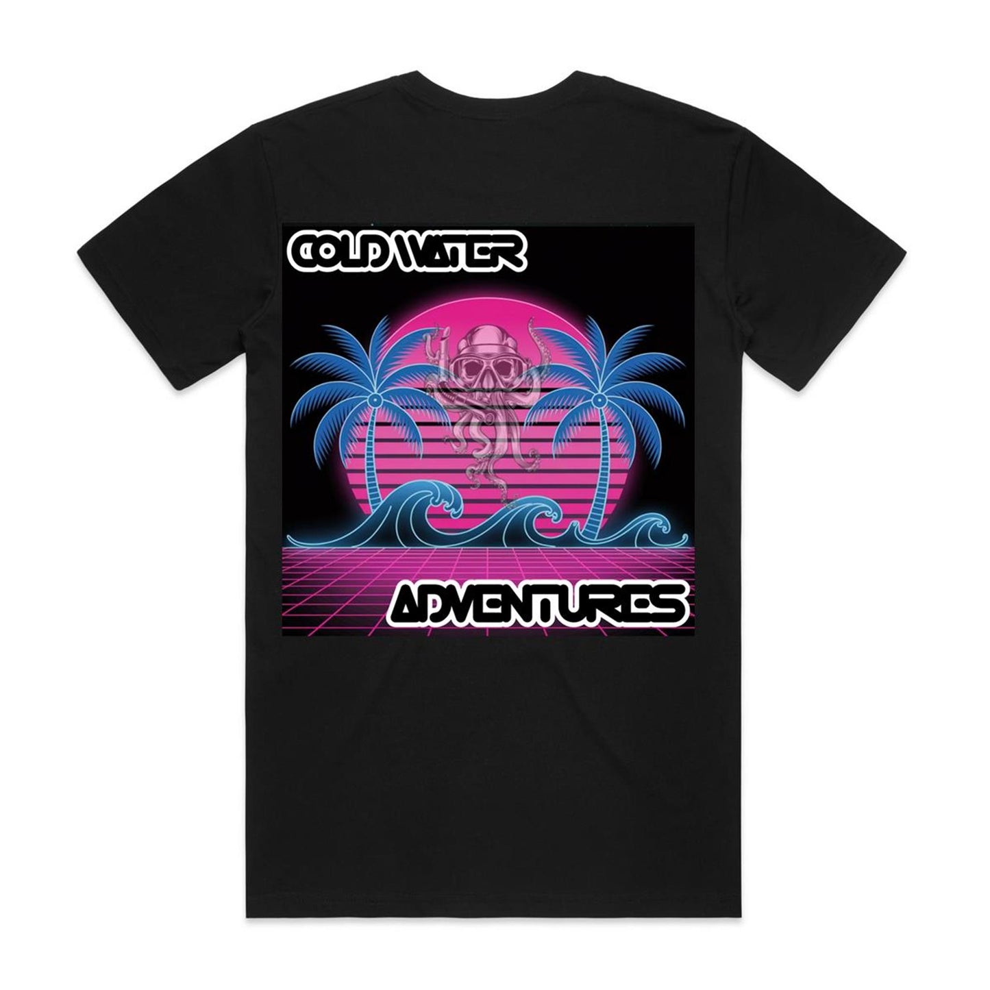 DIEMENS LAND NEON WAVES- Staple Organic Tee