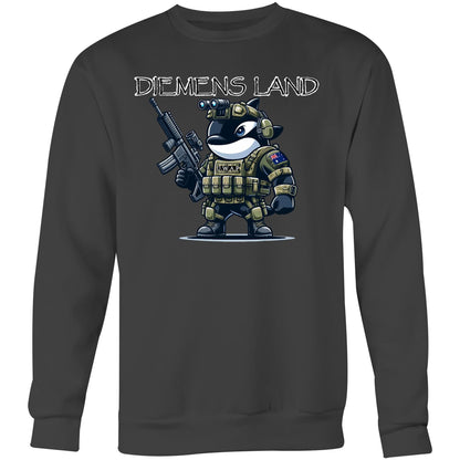 Under Water Attack Panda.  - Crew Sweatshirt